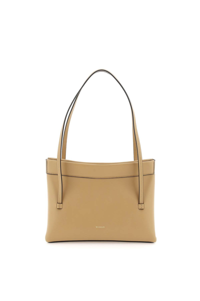 Wandler Mini Joanna Leather Bag In Beige