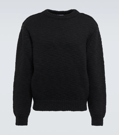 Lemaire Black Wool Sweater