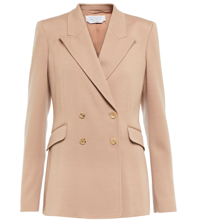 Gabriela Hearst Stephanie Wool Blazer In Camel