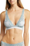Wacoal Embrace Lace Wire Free Bralette In Micro Chip/ Tourmaline