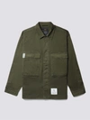 Alpha Industries Unfrm Shirt Jacket In M-65 Olive