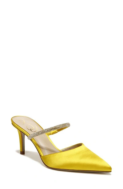 Sam Edelman Verity Pointed Toe Mule In Yellow
