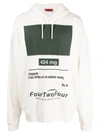 424 424 OVERSIZED COTTON HOODIE