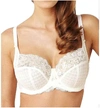 Panache Envy Stretch-lace Balconette Bra In White