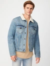 GUESS FACTORY BRAUN SHERPA JACKET