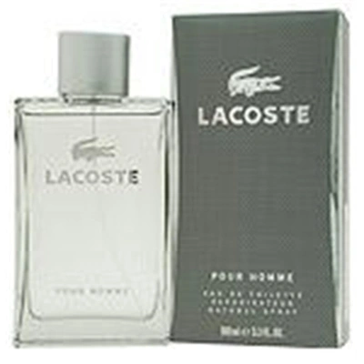 Lacoste Pour Homme By  Edt Spray 3.4 oz In Silver