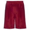 Pj Harlow Adam Satin Boxer With Faux Fly In Red