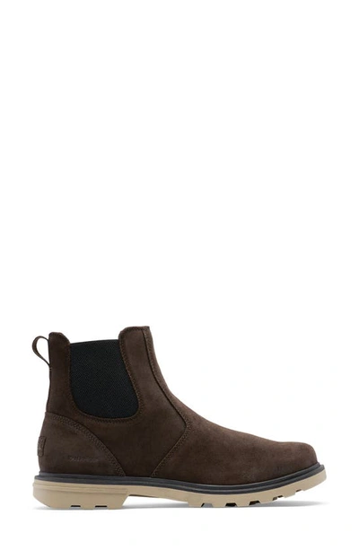 Sorel Men's Carson Waterproof Pull On Chelsea Boots In Brown