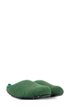Camper Wabi Wool Slippers In Medium Green