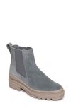 Bernardo Dove Platform Chelsea Boot In Blue