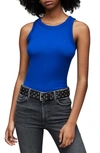 Allsaints Rina Tank Top In Delphinium Blue