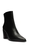 Schutz Maeve Pointed Toe Bootie In Black