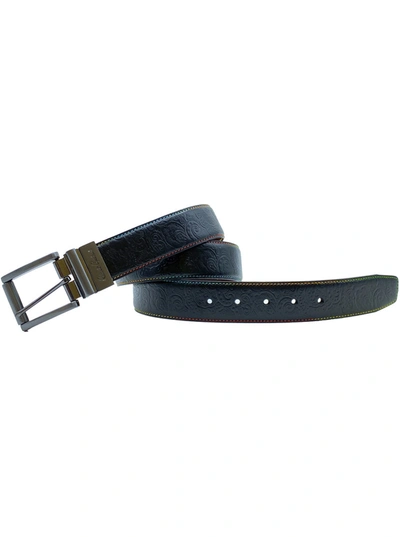 Robert Graham Battlestar Reversible Belt In Black