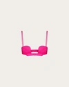 VALENTINO VALENTINO CREPE COUTURE BRALETTE WITH BOW DETAIL WOMAN PINK PP 36