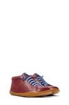Camper Kids' Peu Cami Sneaker In Burgundy