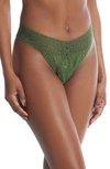 Hanky Panky Original Rise Thong In Bitter Olive Green