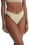 Hanky Panky Signature Lace Original Rise Thong In Shortcake