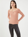 BCBGMAXAZRIA OFF-THE-SHOULDER WOOL BLEND RIBBED SWEATER