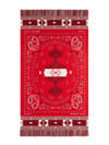 ALANUI RED BANDANA BLANKET