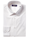 Cavalli Class Slim Fit Textured Dress Shirt In Silver
