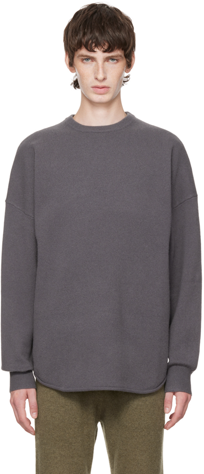 Extreme Cashmere Gray N°53 Sweater In Concrete