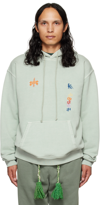 Shop Adish Gray Zeytoon Hoodie In Grey