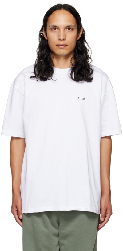 Adish Logo-print Cotton-jersey T-shirt In White