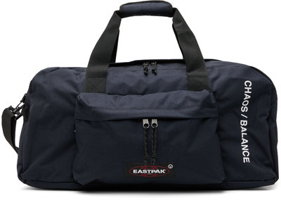 Undercover Navy Eastpack Edition Nylon Duffle Bag In Blau