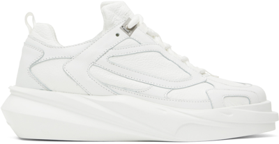 Alyx Mono Hiking Sneaker White Leather Lace-up Low Senaker - Mono Hiking Sneaker