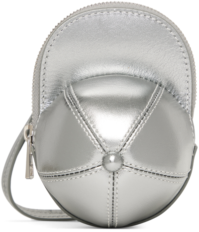 Jw Anderson Silver Nano Cap Shoulder Bag In 910 Silver
