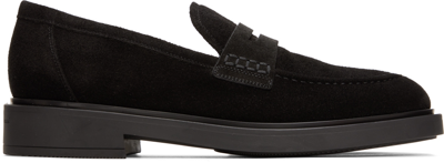 Gianvito Rossi Harris Suede Loafers In Black