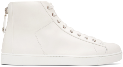 Gianvito Rossi White Leather Sneakers
