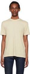 TOM FORD BEIGE EMBROIDERED T-SHIRT