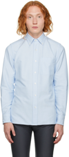 Tom Ford Spread-collar Slim-fit Cotton-poplin Shirt In Qft092 Light Blue