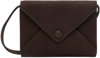 THE ROW BROWN MINI ENVELOPE POUCH