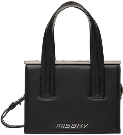 Misbhv Trinity Leather Handbag In Black