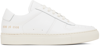 COMMON PROJECTS WHITE BBALL LOW BUMPY SNEAKERS