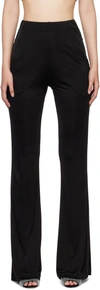 ATLEIN BLACK WIDE TROUSERS