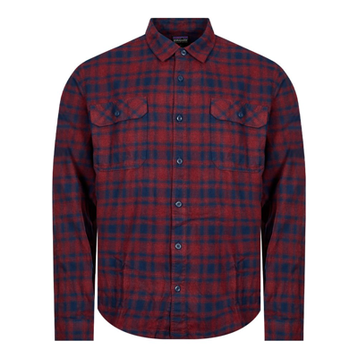 Patagonia Fjord Flannel Shirt In Red