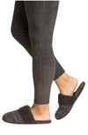 Barefoot Dreams Women's Cozychic Malibu Slippers In Heathered Carbon/ Graphite