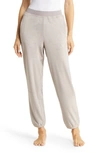 Barefoot Dreams Cropped Straight-leg Joggers In Beach Rock
