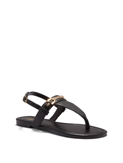 New York And Company Women's Angelica T-strap Sandals Women's Shoes In Black