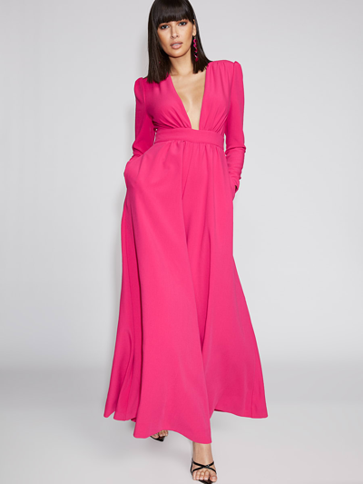 Gabrielle Union Pink Wide-leg Jumpsuit In Primrose | ModeSens