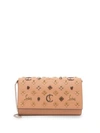 Christian Louboutin Paloma Fold-over Embellished Clutch Bag In Black