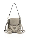CHLOÉ Mini Faye Leather & Suede Backpack