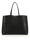 TORY BURCH Block T Leather Tote