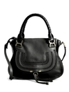 Chloé Women's Medium Marcie Leather Satchel In Black