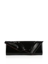 CHRISTIAN LOUBOUTIN WOMEN'S SO KATE PATENT LEATHER BAGUETTE CLUTCH,0400090262705
