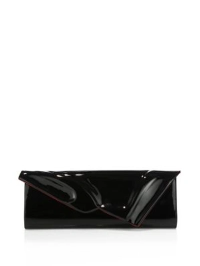 Christian Louboutin Women's So Kate Patent Leather Baguette Clutch In Black