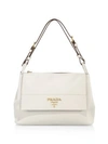 PRADA Daino Leather Flap Shoulder Bag